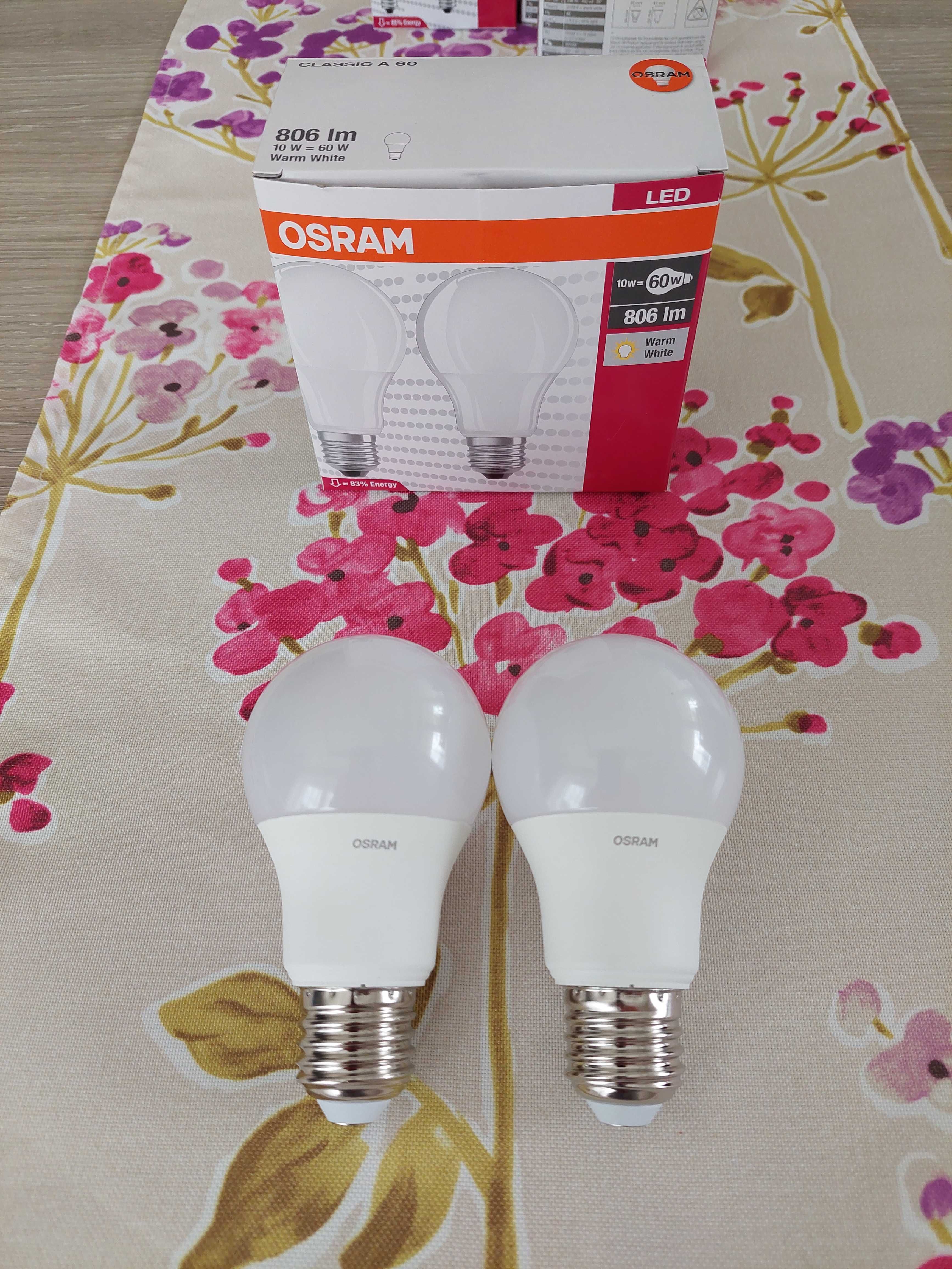 Żarówki LED Osram E27, E14, GU10 NOWE