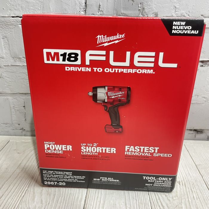 Аккумуляторный мощный гайковерт 1/2 Milwaukee 2967-20 M18 FUEL 2767-20