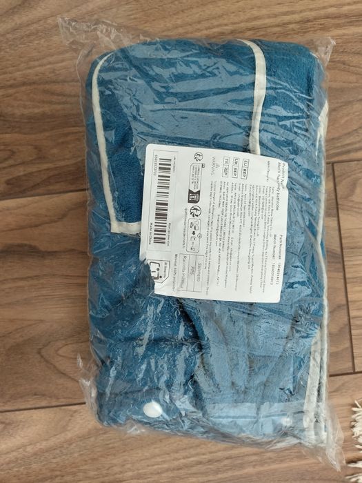 2 szt. Kilt Ręcznik Sauna * Niebieski & Szary * Z Napami Kieszonka Haf