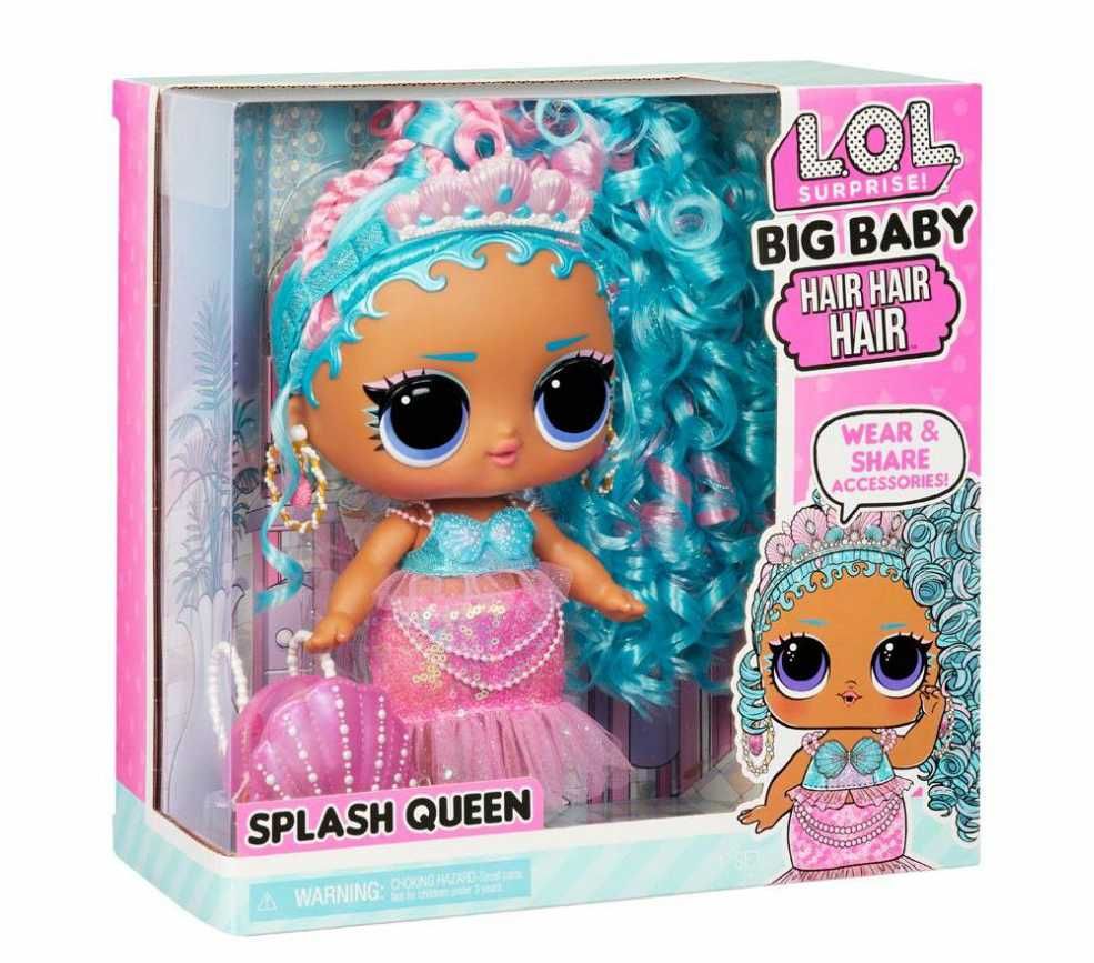 Лол Биг бб хэир Русалка LOL Surprise Big Baby Hair Splash Queen 579724