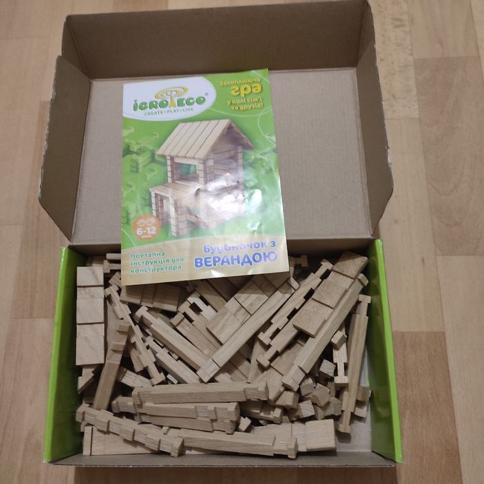 Дерев'яний конструктор Ігротеко
