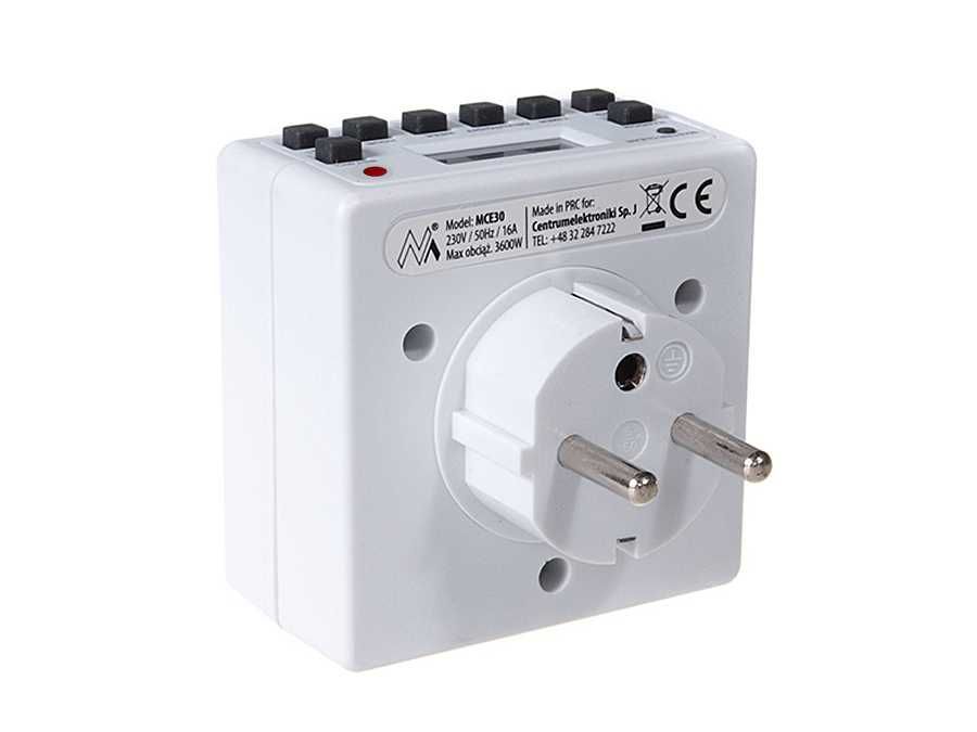 Timer wyłącznik włącznik czasowy programator 3600W Maclean MCE30