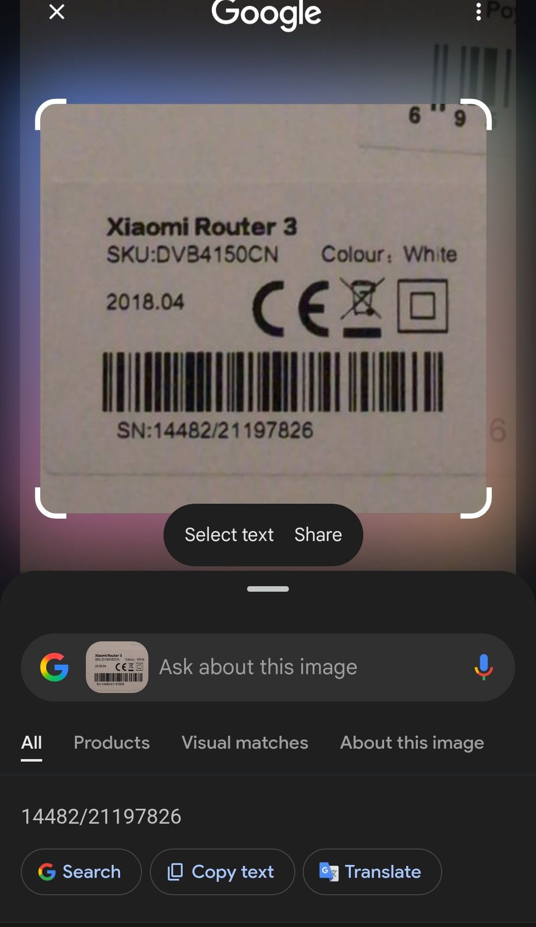 Wifi роутер Xiaomi AC1200