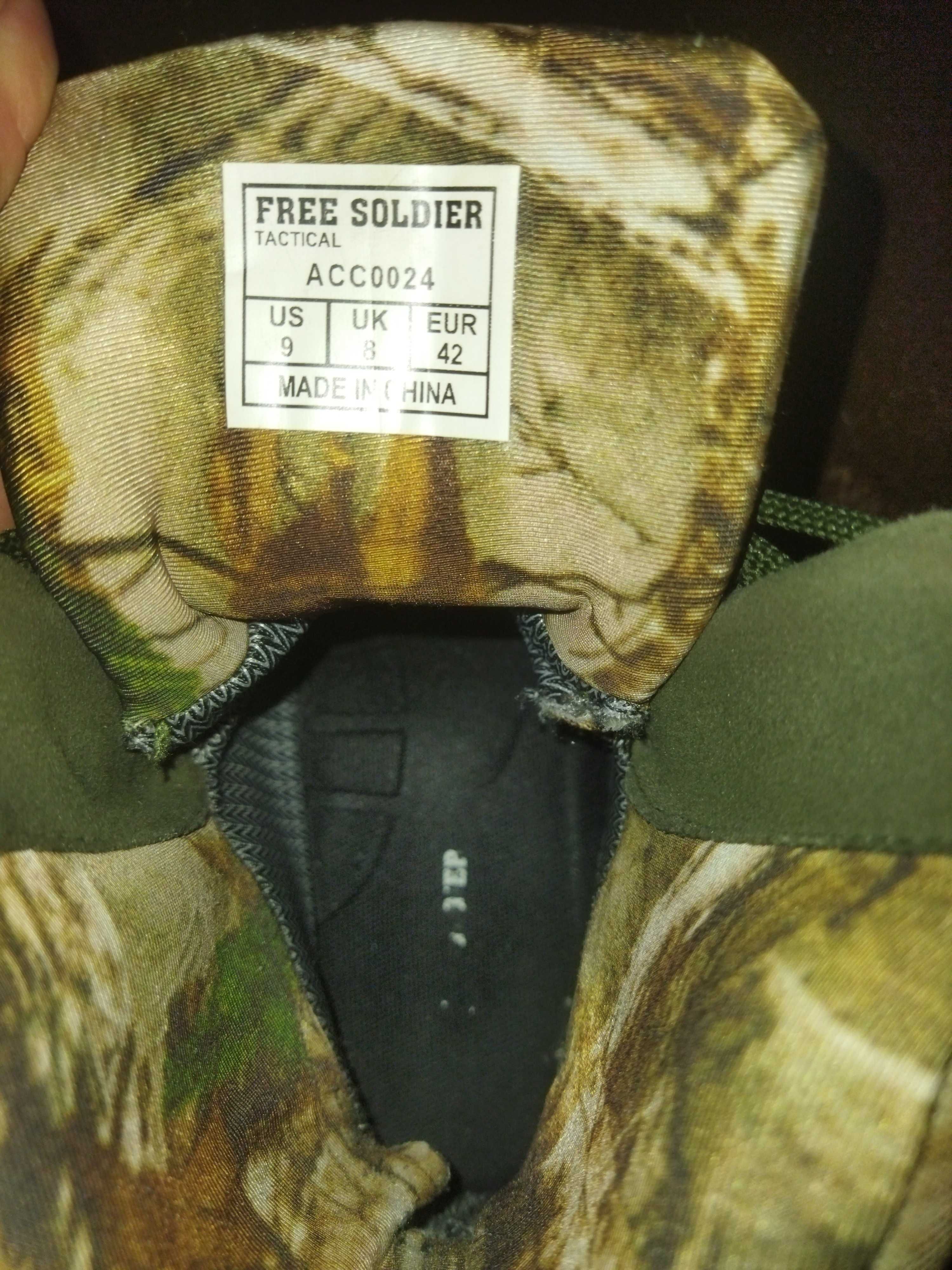 Чоловічі берці черевики FREE SOLDIER waterproof тактичні легкі р.42