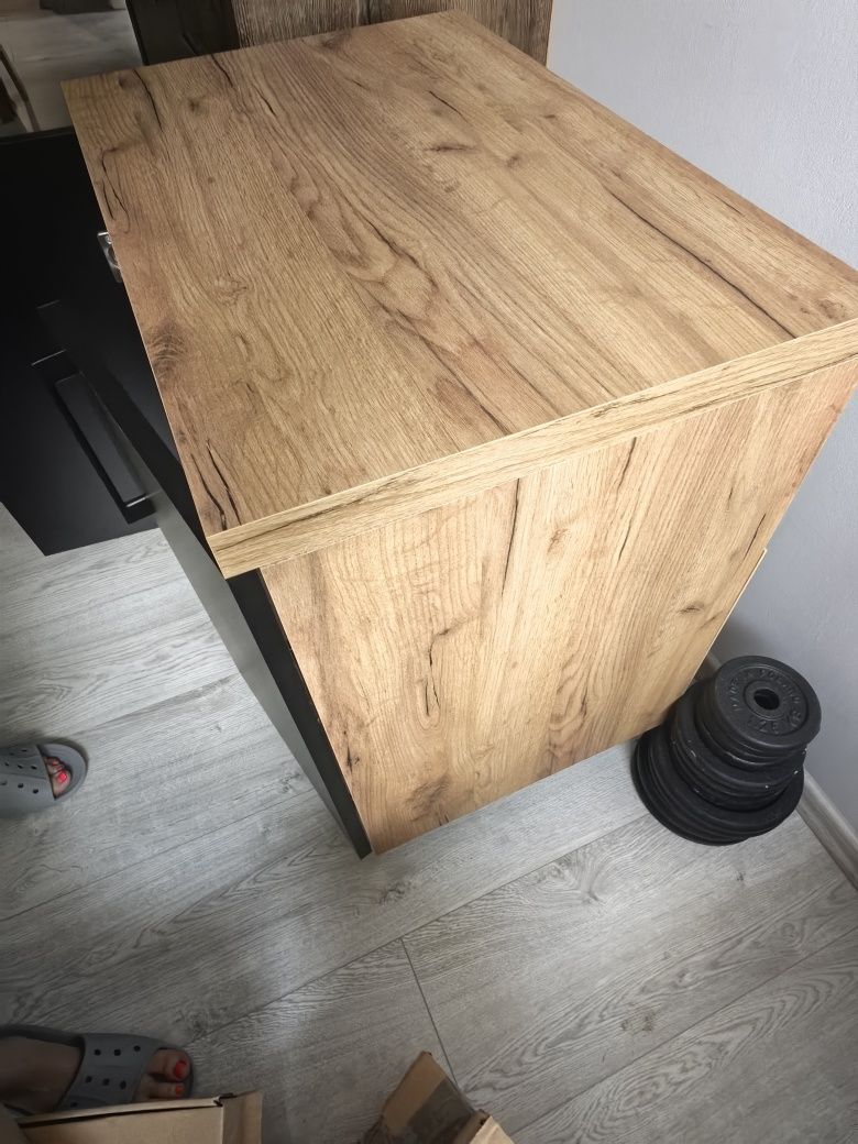 Szafka pod umywalkę nablatową cichy domyk do łazienki. Stojąca. Modna