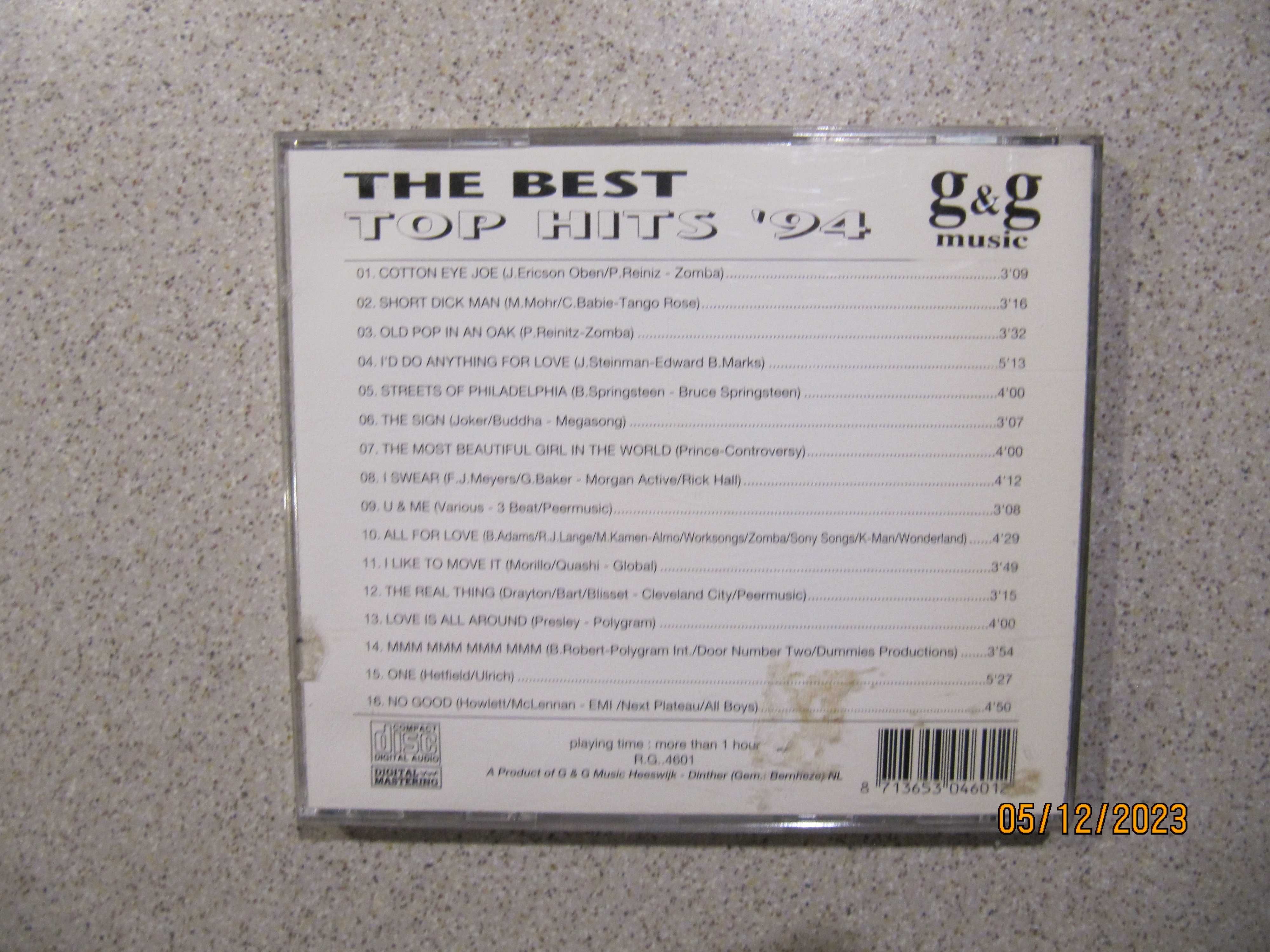 CD - The best top hits 94