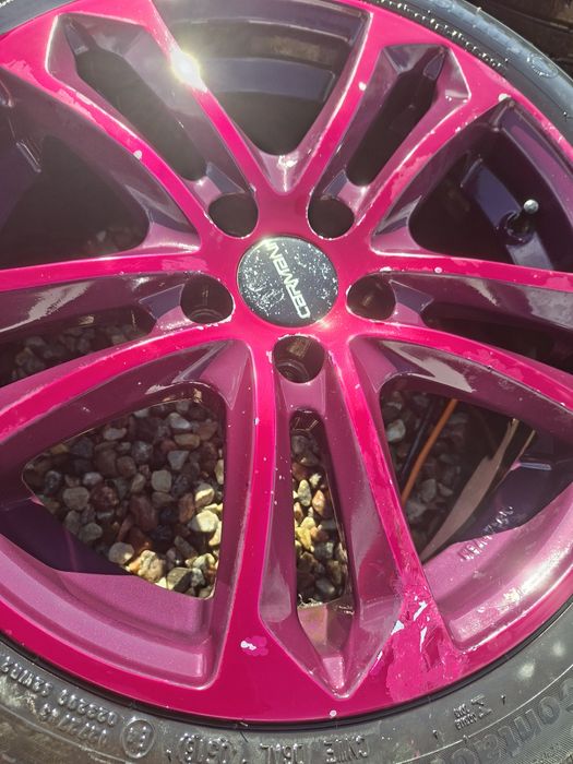 Alufelgi różowe audi 205/45 r16