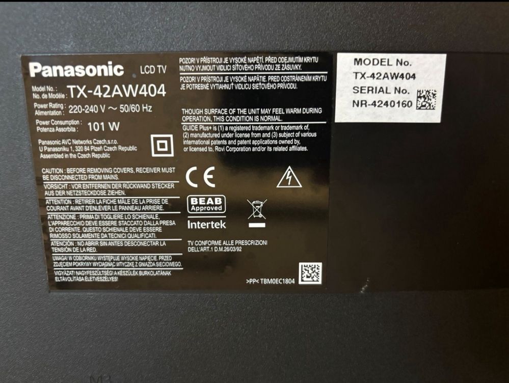 Telewizor Panasonic 42 cale Full HD