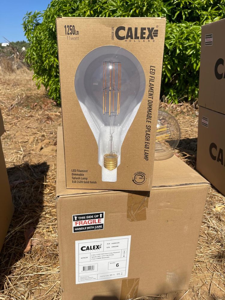 Lampada dimável Calex - tamanho XXL (+- 73 unidades)