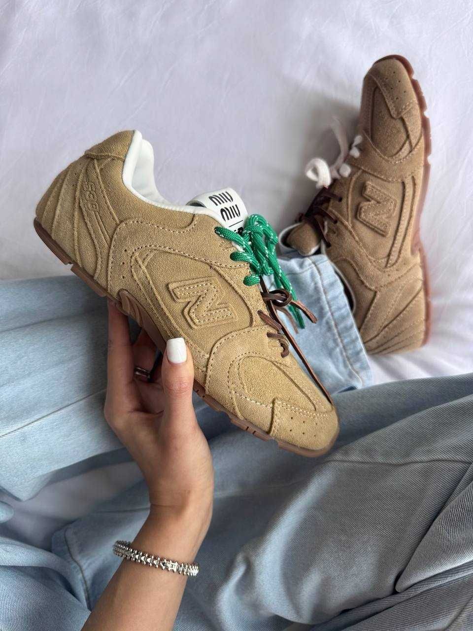 Кроссовки New Balance x MIU MIU Кросівки Нью Беланс Миу Миу 36-45 Люкс
