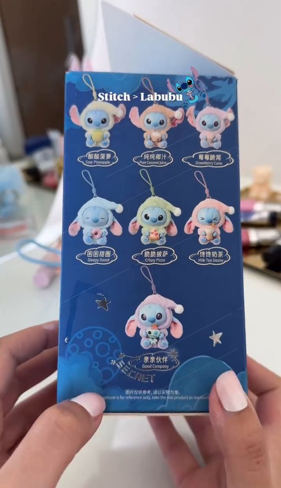 Новинка Labubu “Stitch “Eat Before Sleep”