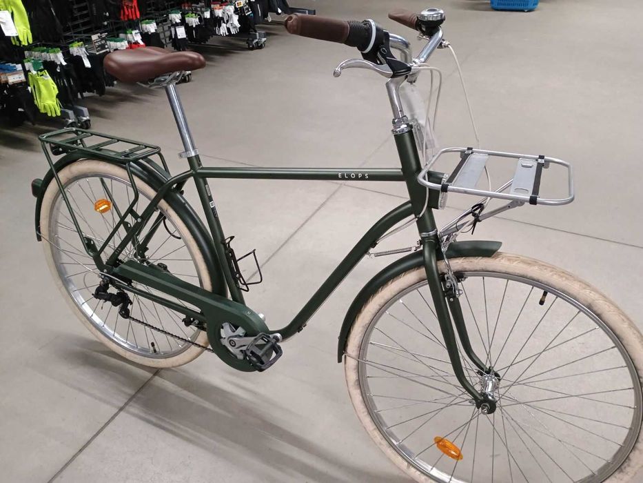 Rower miejski Elops 520 wysoka rama - 2ND LIFE
