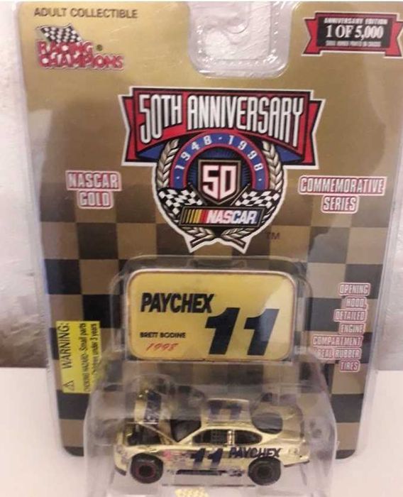 Модели Наскар Nascar 1:64 золотой серии