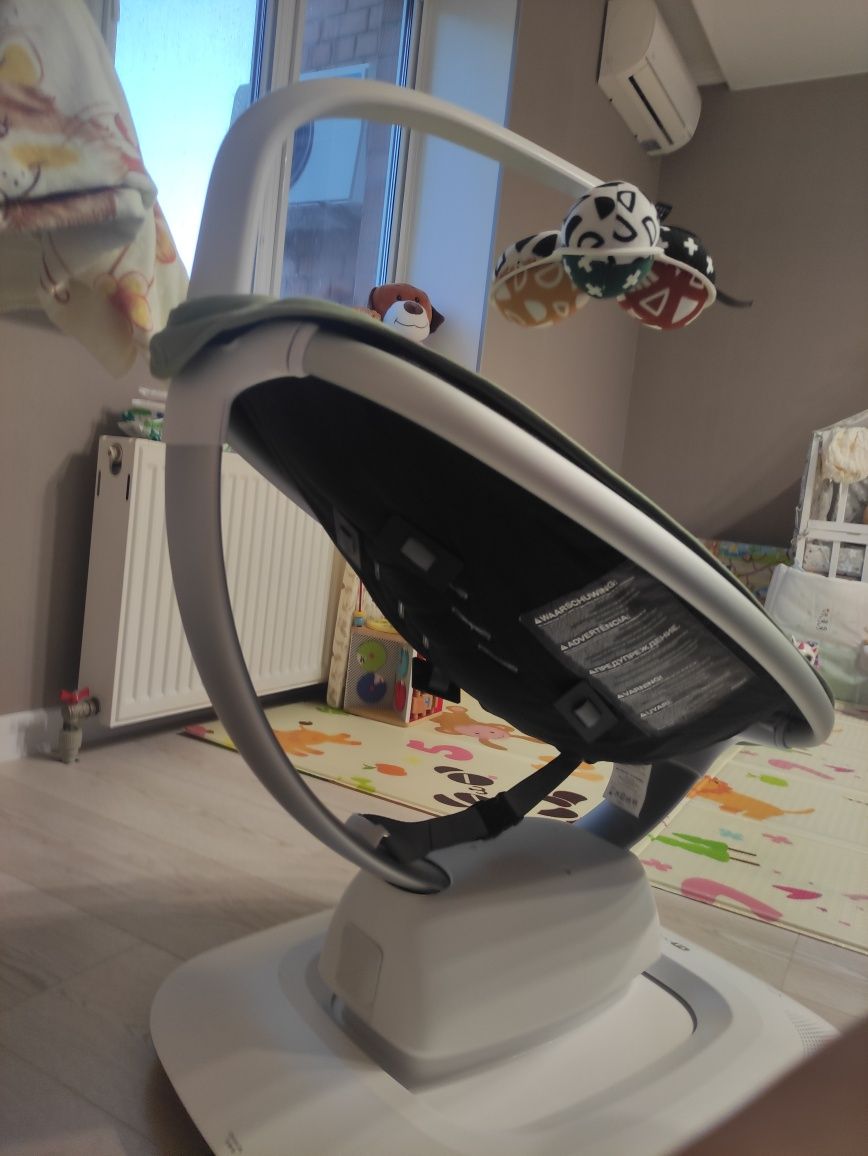 Крісло-гойдалка 4moms Mamaroo 5.0 (найновіша версія). М'ятний колір
