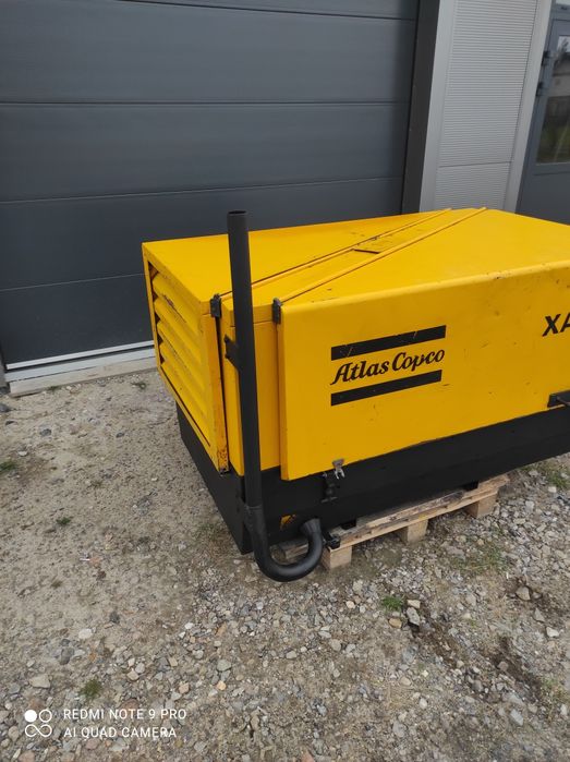 Sprężarka śrubowa Atlas Copco xas 46 spalinowa silnik Deutz 2011