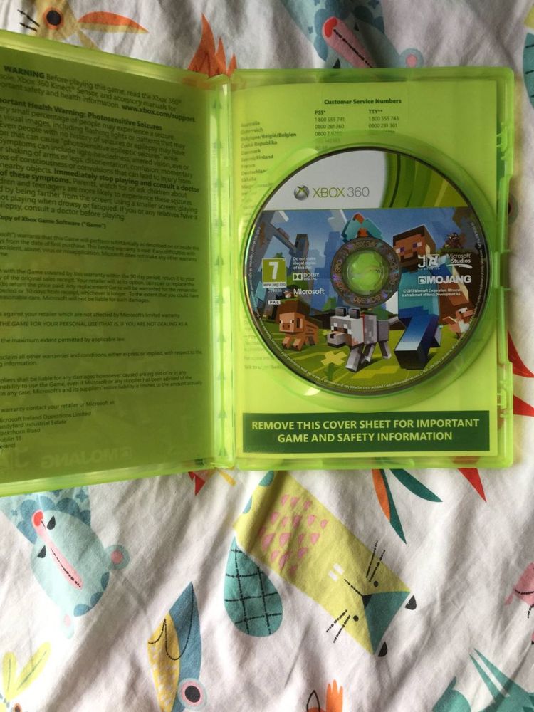 Диск Minecraft ліцензія Xbox 360