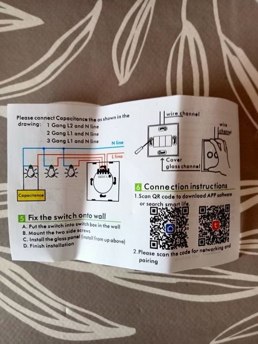 Włącznik światła Wifi podwójny