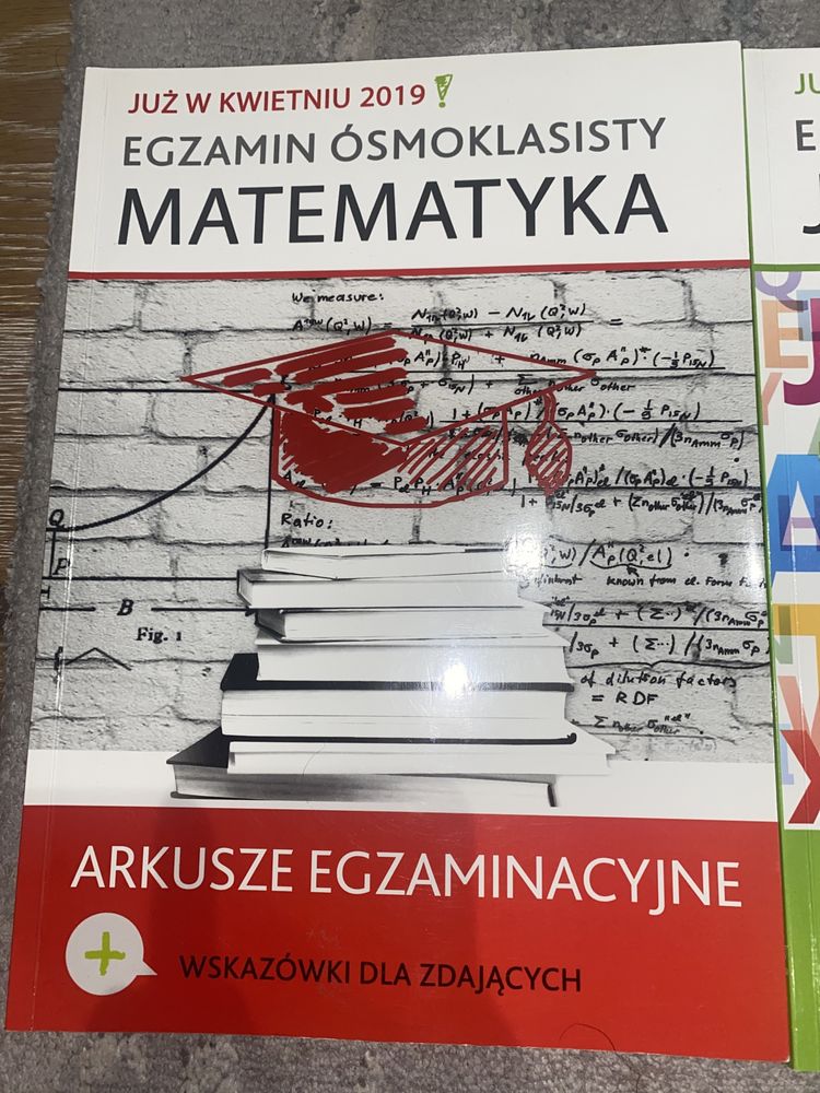 Zestaw arkuszy egzaminacyjnych do egzaminu ósmoklasisty