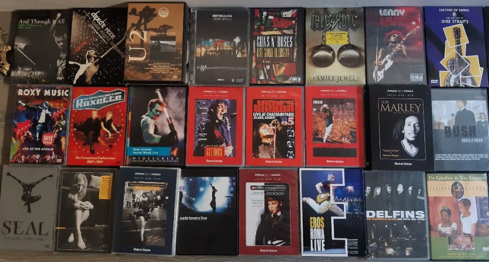 DVD - Bob Marley, Eagles, Enigma, Pink Floyd, REM, Santana, Usher, etc