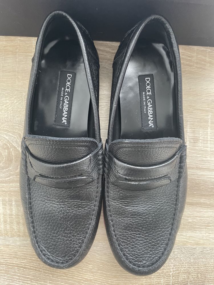 Mocassins Dolce & Gabanna / Pele de Cervo / 40,5 / Como novo!