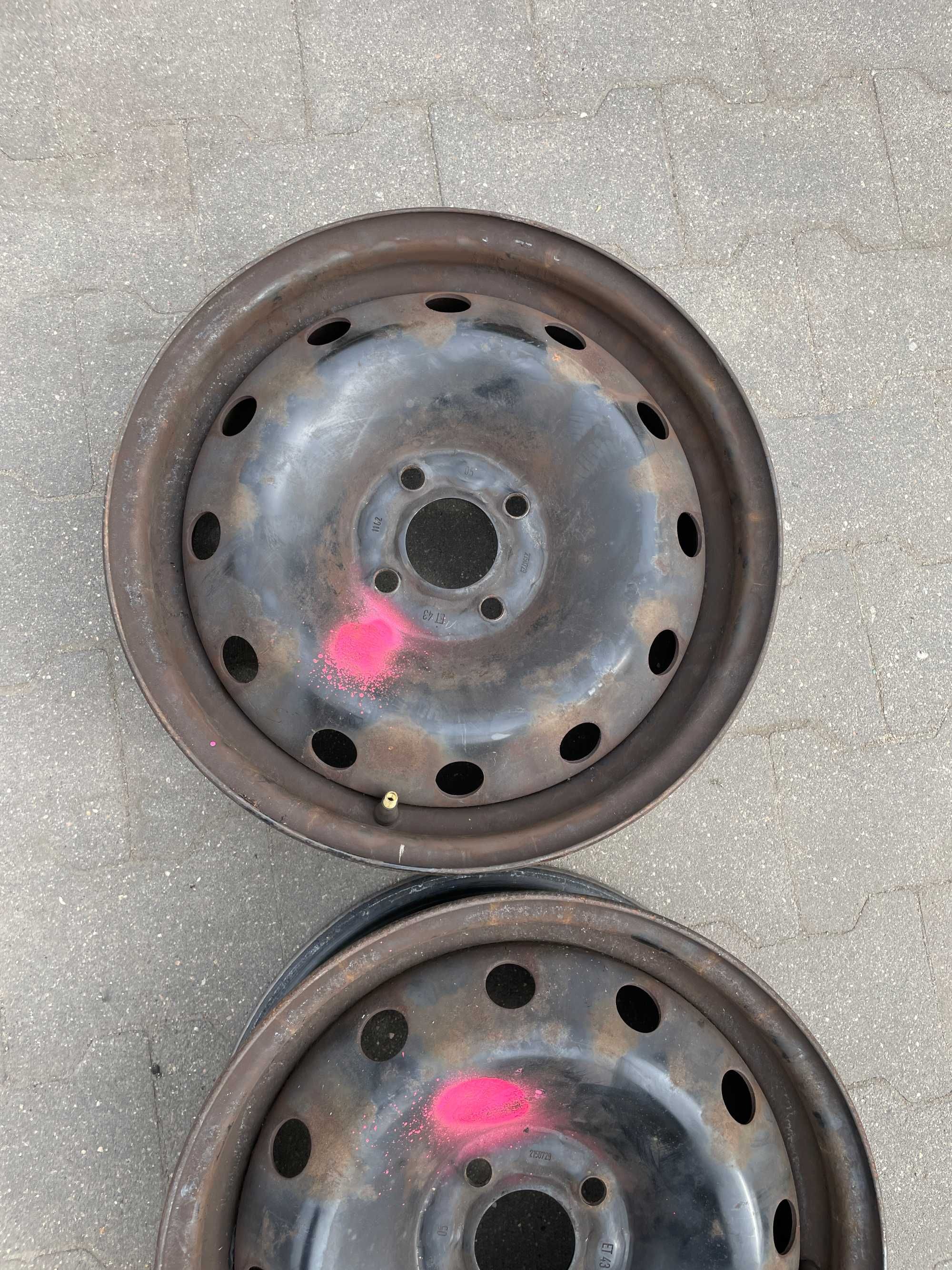 Okazja felgi stalowe RENAULT CLIO TWINGO MODUS 6Jx15 4x100 ET43