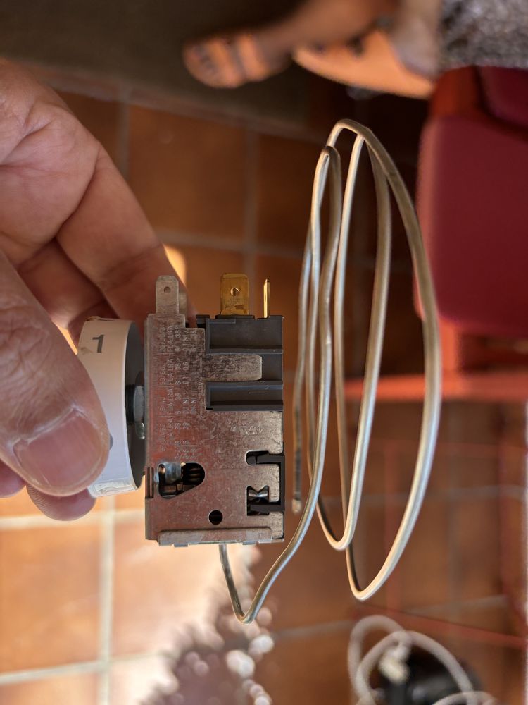 Compressor e Termostato Frigorifico