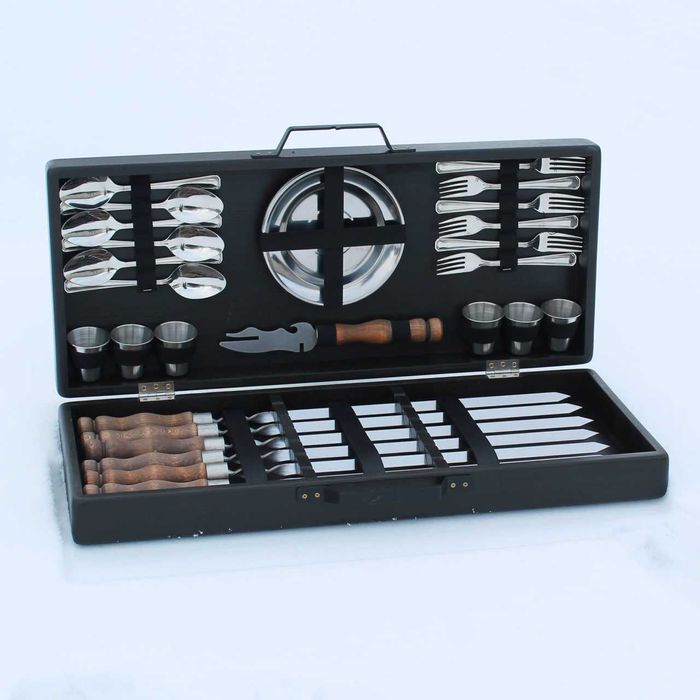 Набір для гриля / Кейс для шампурів / Набір шампурів барбекю / Дроп