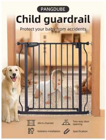 Barreira / Porta de segurança para animais de estimação ou Bebé