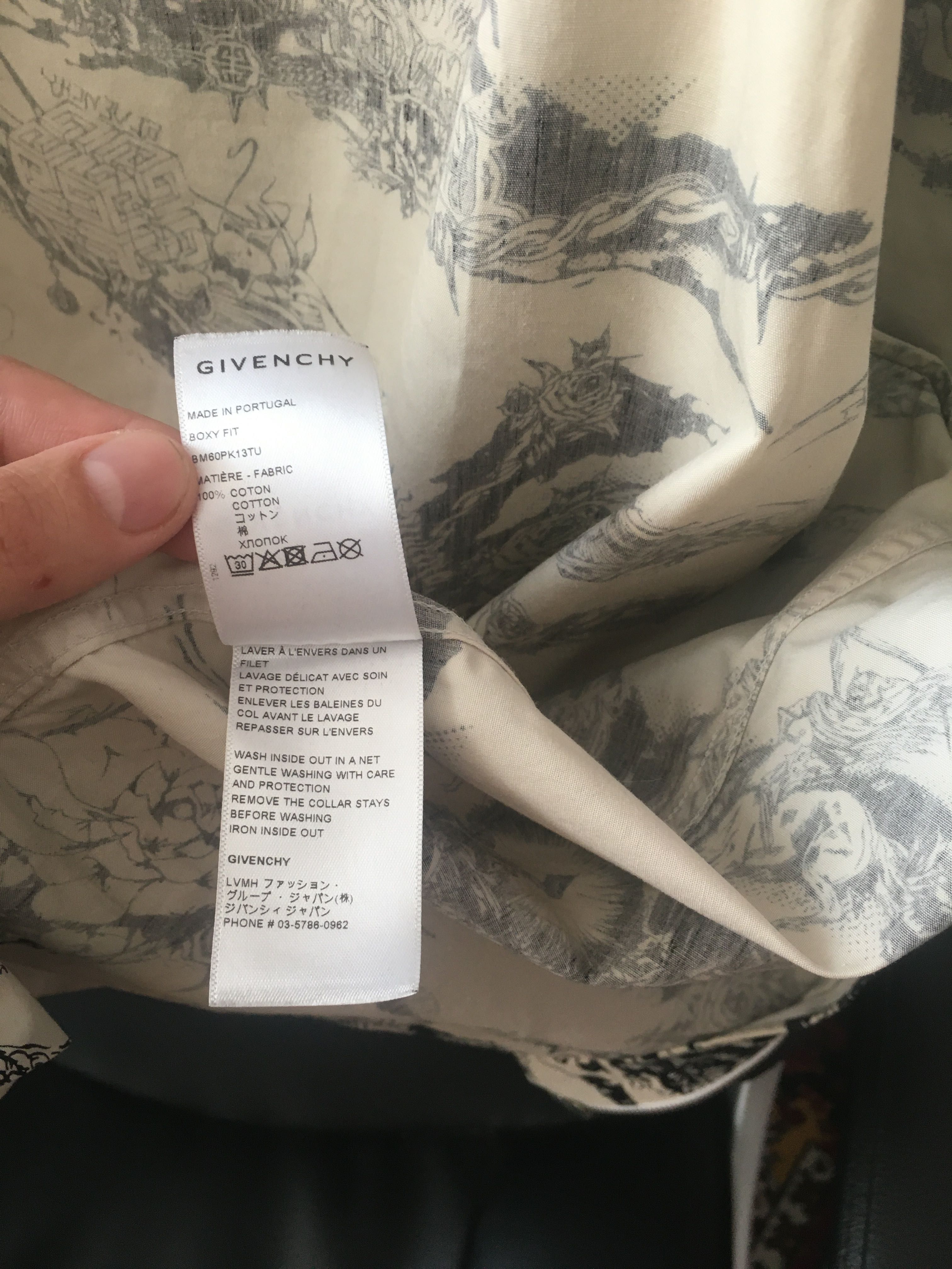 Нова Сорочка Givenchy на блискавці оригінал розмір М недорого
