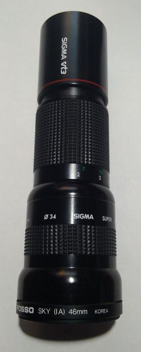 Lente Sigma 3x para camara de video