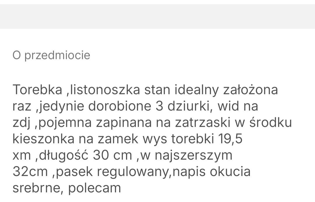 Torebka ,listonoszka na ramię quazi beż,camel