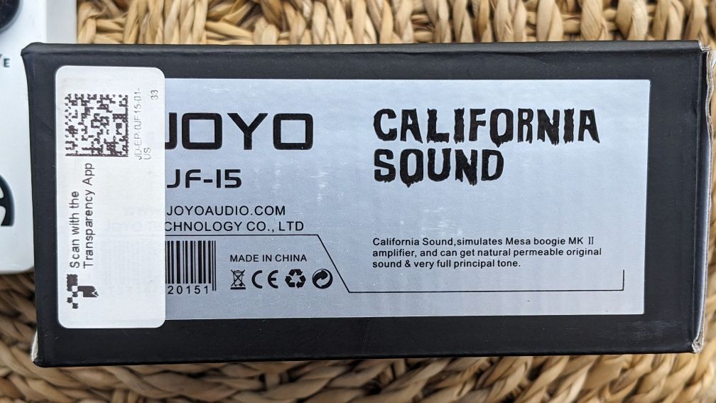 Joyo JF-15 California Sound - amp in a box
