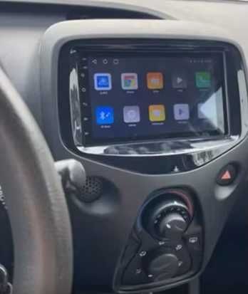 Rádio 7" Android 15 Toyota Aygo CItroen C1 Peugeot 108 Carplay 4/64GB