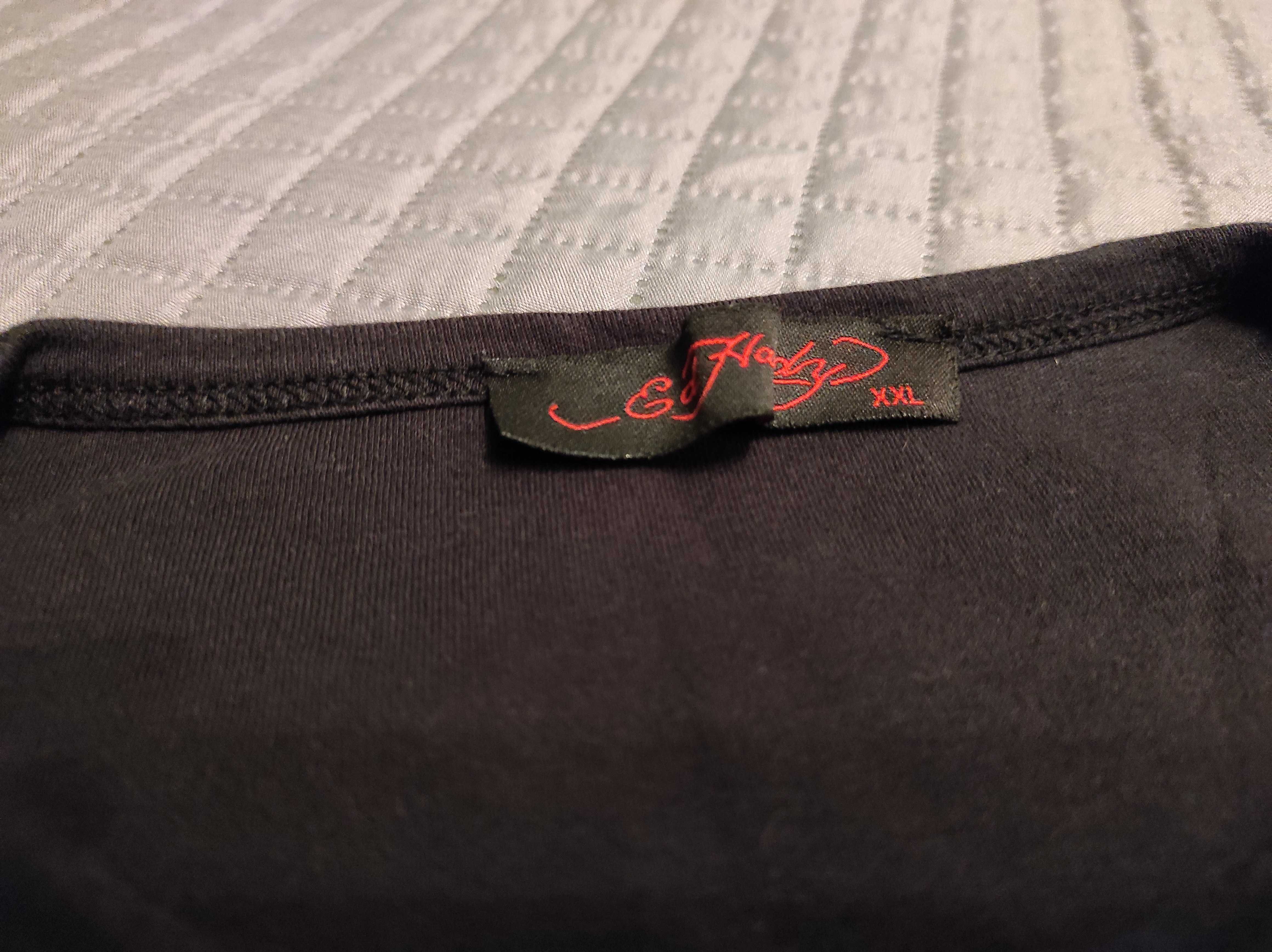 T-shirt, koszulka - ED HARDY - SUPERSTAR - rozmiar XXL