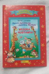 Książka dla dzieci, Królik Pędzipiętek i Koziołek Rogalik Wesoła huśta