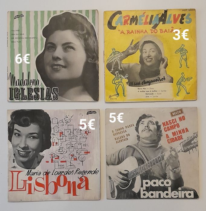 Varios discos vinil peq