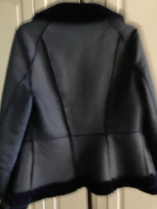 Жіноча куртка шкіра на овчині розмір XS/S