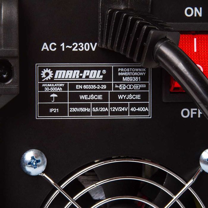 Prostownik Inwertorowy 600A z rozruchem Funkcja szybkie ładowanie