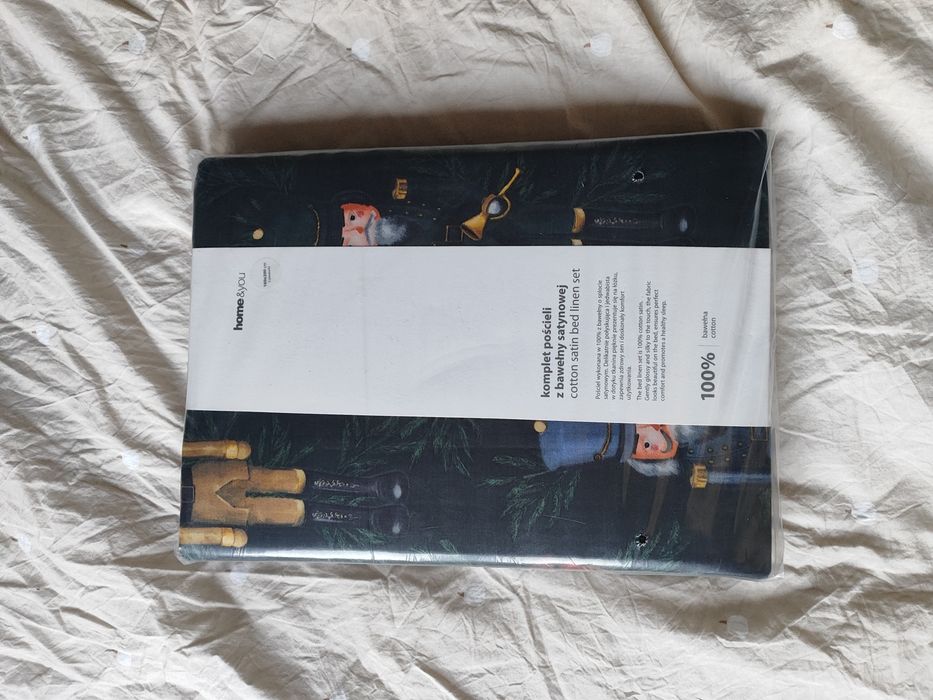 Pościel bawełniana 160x200 święta dziadek do orzechów