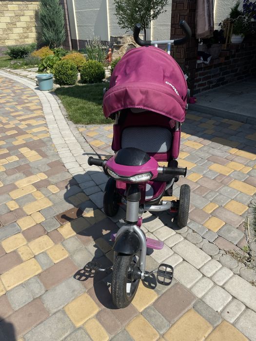 Велосипед crosser one з батьківською ручкою