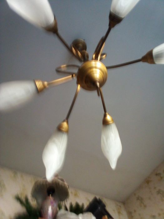 Люстра ексклюзивна з латуні обмін