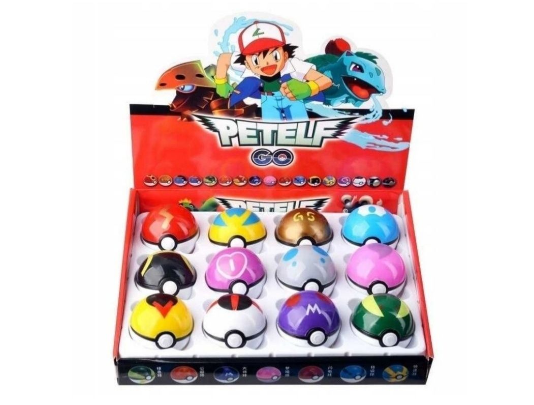 Zestaw 12 Poké ball plus figurki