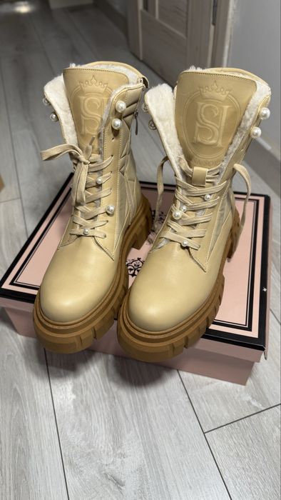 Чоботи шкіра helena soretti р 38