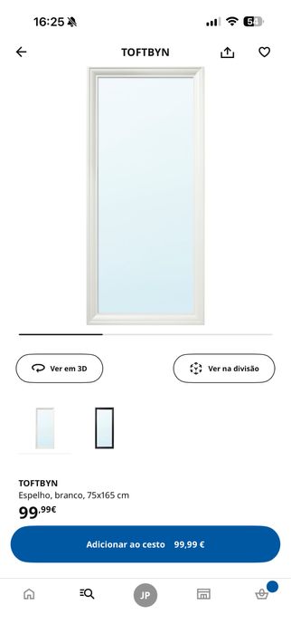 Vendo espelho grande 50 euros