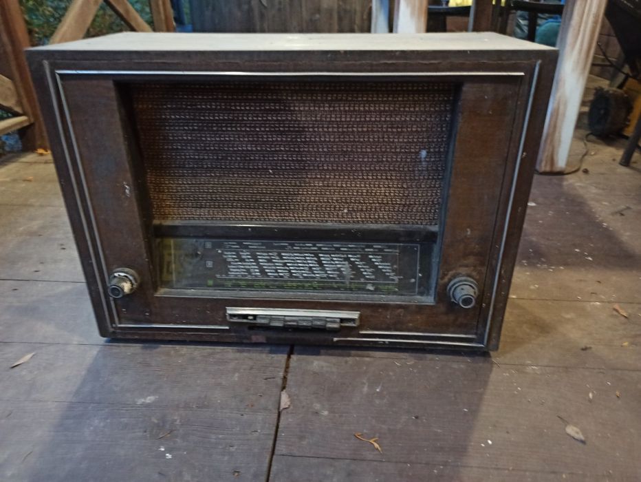 Stare lampowe radio z prl