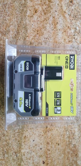 Ryobi akumulator bateria 5.0 Ah 18V One+RB18L50 NOWY -GWARANCJA 3 LATA