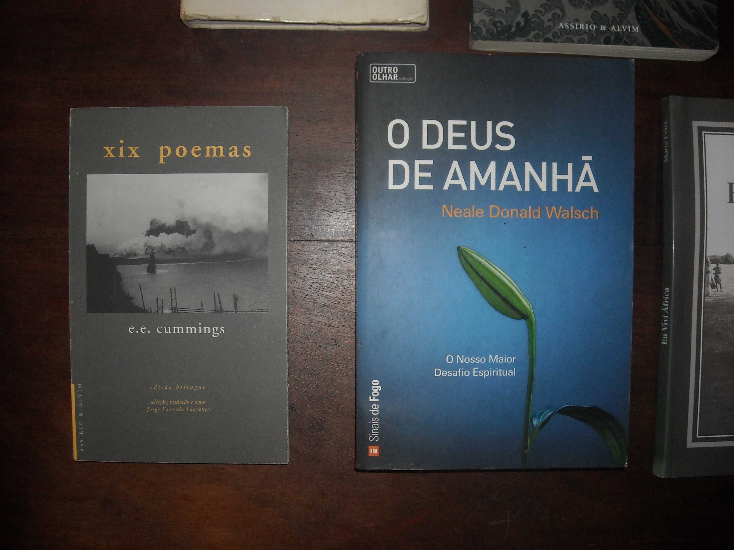 Livros diversos Felix, Cummings, Eça Queiroz, Walsch, Mishima