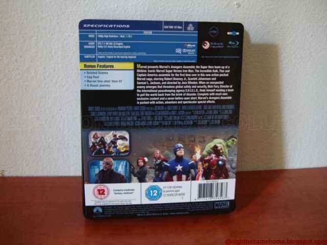 The Avengers Steelbook Blu-ray UK HMV Exclusive