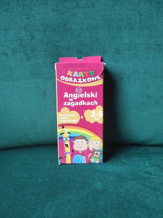 Karty obrazkowe angielski w zagadkach 3-5 lat kreatywna nauka