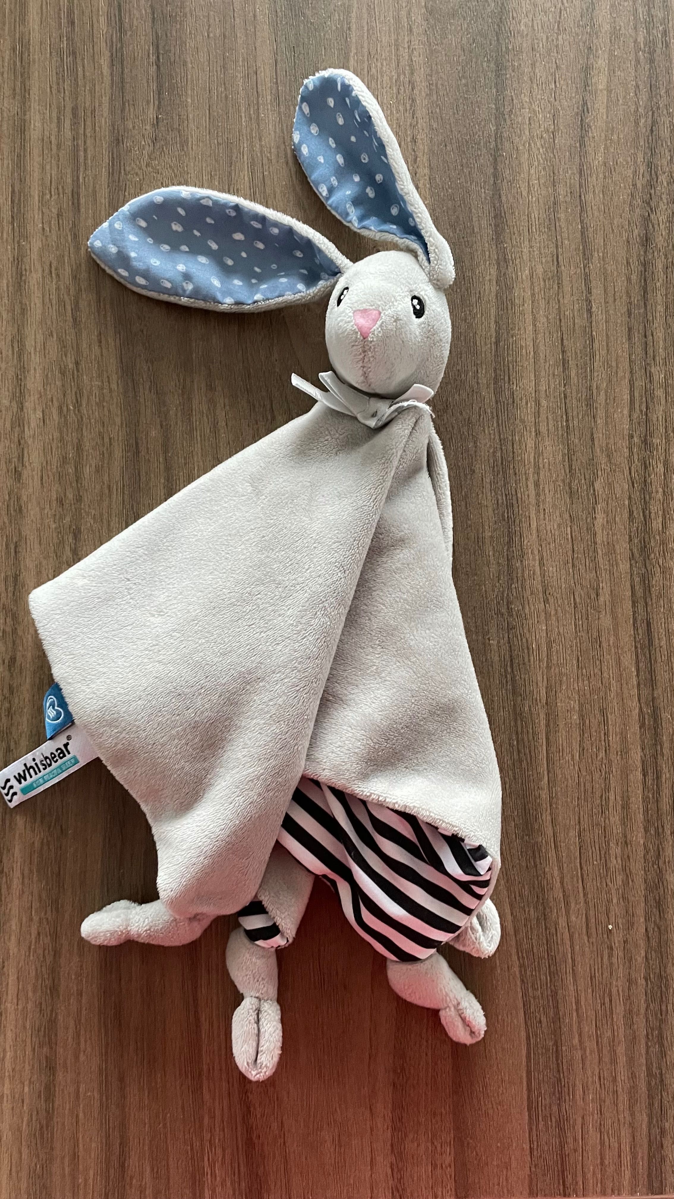 Whisbear kocyk przytulanka króliczek
